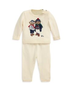 Boys' Polo Bear Sweater & Pant Set - Baby