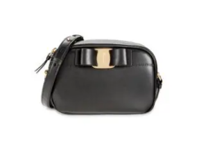 Leather Vara Bow Crossbody Bag