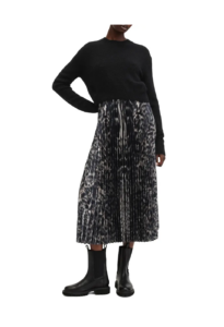 Jinx Pleated Midi Dress & Sweater Set