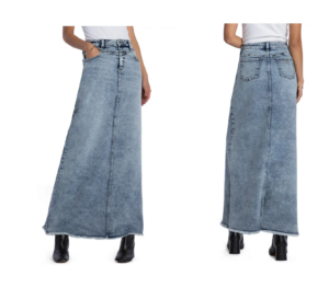 The Lowdown Denim Maxi Skirt