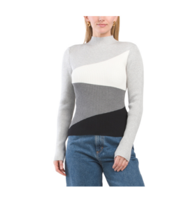 Long Sleeve Color Block Top