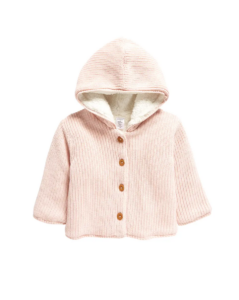 Fleece Lined Cardigan 3m-18m