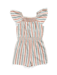 Girls Striped Romper