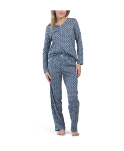 Organic Cotton Henley Pajama Set