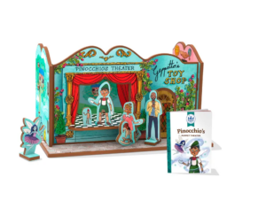 Pinocchio's Puppet Theater Book & Play Set