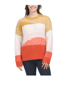 Wool Blend Angelisa Color Block Sweater