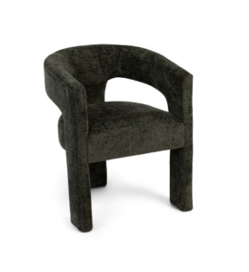 Modern Curved Back Upholstered Chair