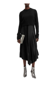 Jax Wool Blend Sweater & Pleated Sleeveless Dress