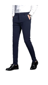 Men's Stretch Dress Pants Slim Fit Skinny