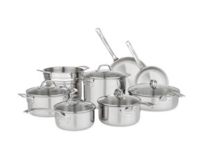 13-piece 3-ply Stainless Steel Cookware Set