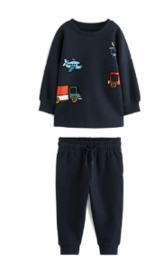 Kids' Vehicle Print Sweatshirt & Joggers Set