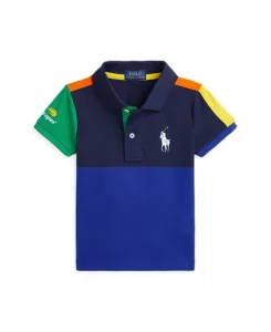 Toddler and Little Girls Us Open Ball Crew Performance Polo Shirt