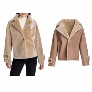 Dyed Shearling Lamb Reversible Jacket