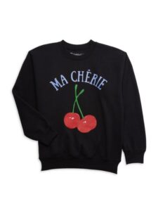 Girl's Ma Cherie Crewneck Sweatshirt