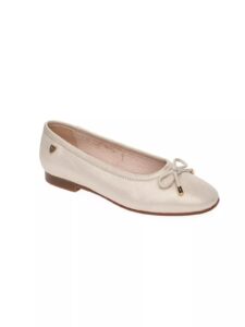 Little Girl's & Girl's Daisy Bow-detailed Leather Ballet Flats