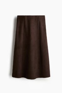 Napped A-line Skirt