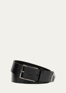 Men's Gancio End Leather Belt