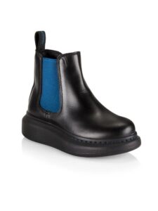 Little Boy's & Boy's Leather Lug Sole Chelsea Boots