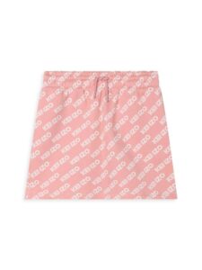 Little Girl's & Girl's Logo Print Skirt