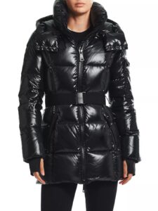 Soho Belted Down Mid-length Puffer Jacket