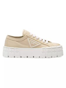 Double Wheel Re-nylon Gabardine Sneakers