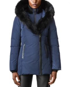 Adali Hooded Shearling Down Jacket