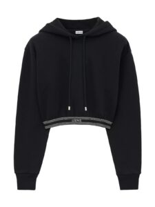 Cropped Logo Hoodie