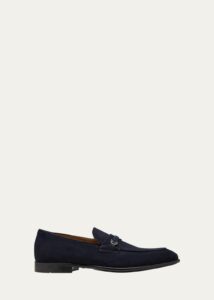 Men's Desio Gancio Suede Penny Loafers