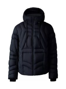 Luke Softwash Geometrical Channel Quilt Down Jacket