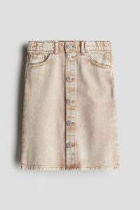 A-line Denim Skirt