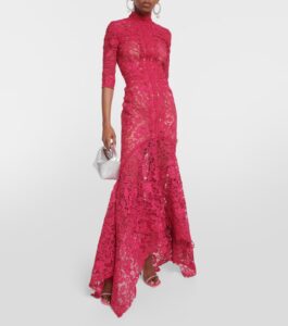 Kalissa Guipure Lace Gown