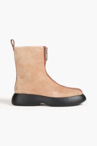 Mercer Zip-detailed Suede Chelsea Boots