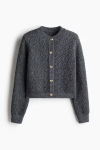 Textured-knit Cardigan