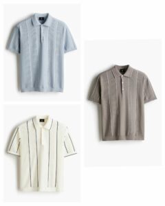 Regular-fit Pointelle-knit Polo Shirt