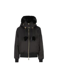 Moose Knuckles Debbie Bunny Reversible Bomber Jacket