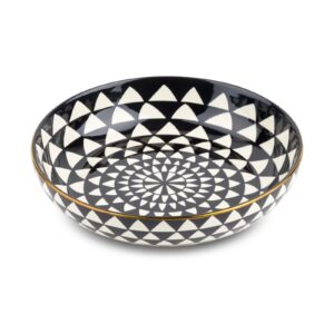 Thyme & Table Stoneware Serve Bowl, Medallion Collection