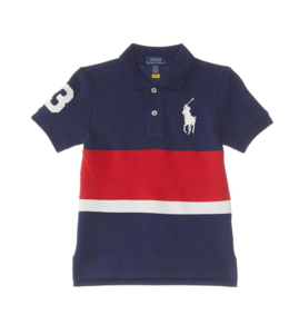 Big Pony Cotton Mesh Polo Shirt (size 2-4)