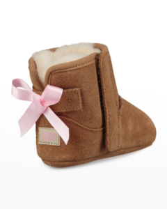 Jesse Bow Ii Suede Bootie, Infant Sizes 6-12 Months