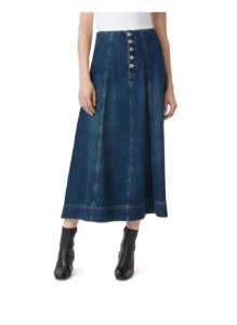 Denim Midi Skirt