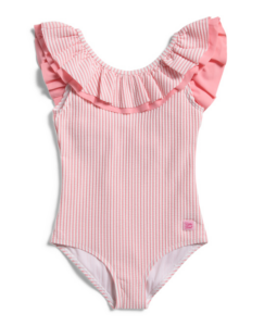 Ruffle One-piece Swimsuit Size 7-10