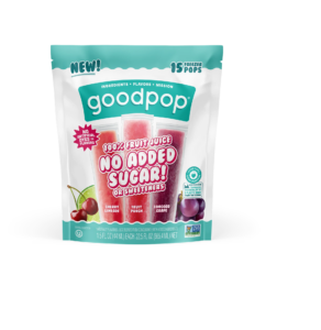 Goodpop 100% Fruit Juice Pops No Sugar Added Non-gmo 15ct