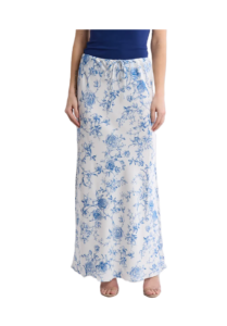 Floral Print Maxi Skirt