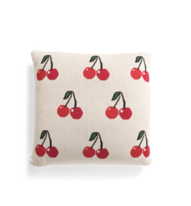 20x20 Knit Cherries Pillow