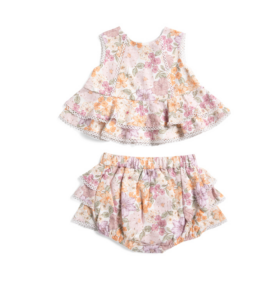 Infant Toddler Girls Ambrosia Floral Set 0m-3y