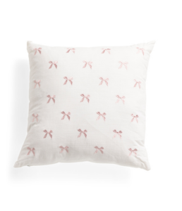 20x20 Eloise Bow Toss Pillow