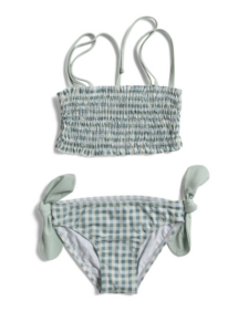 Toddler Girls 2pc Gingham Bikini Swimsuit Set Size2-4