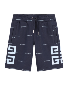 Boy's Logo-print Bermuda Shorts, Size 8-10