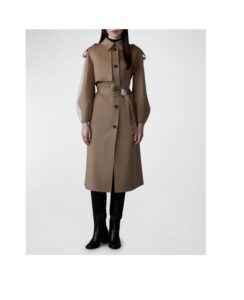 Ceyla Belted Handmade Double-face Virgin Wool Coat