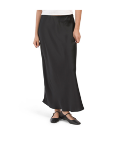 Bias Satin Longer Slip Skirt