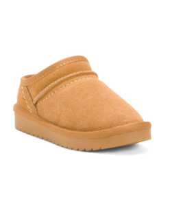 Suede Slip Ons (kids Size11-4)